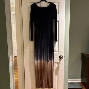 Young Fabulous & Broke Long sleeve Form Fitted maxi dress. Excellent condition!